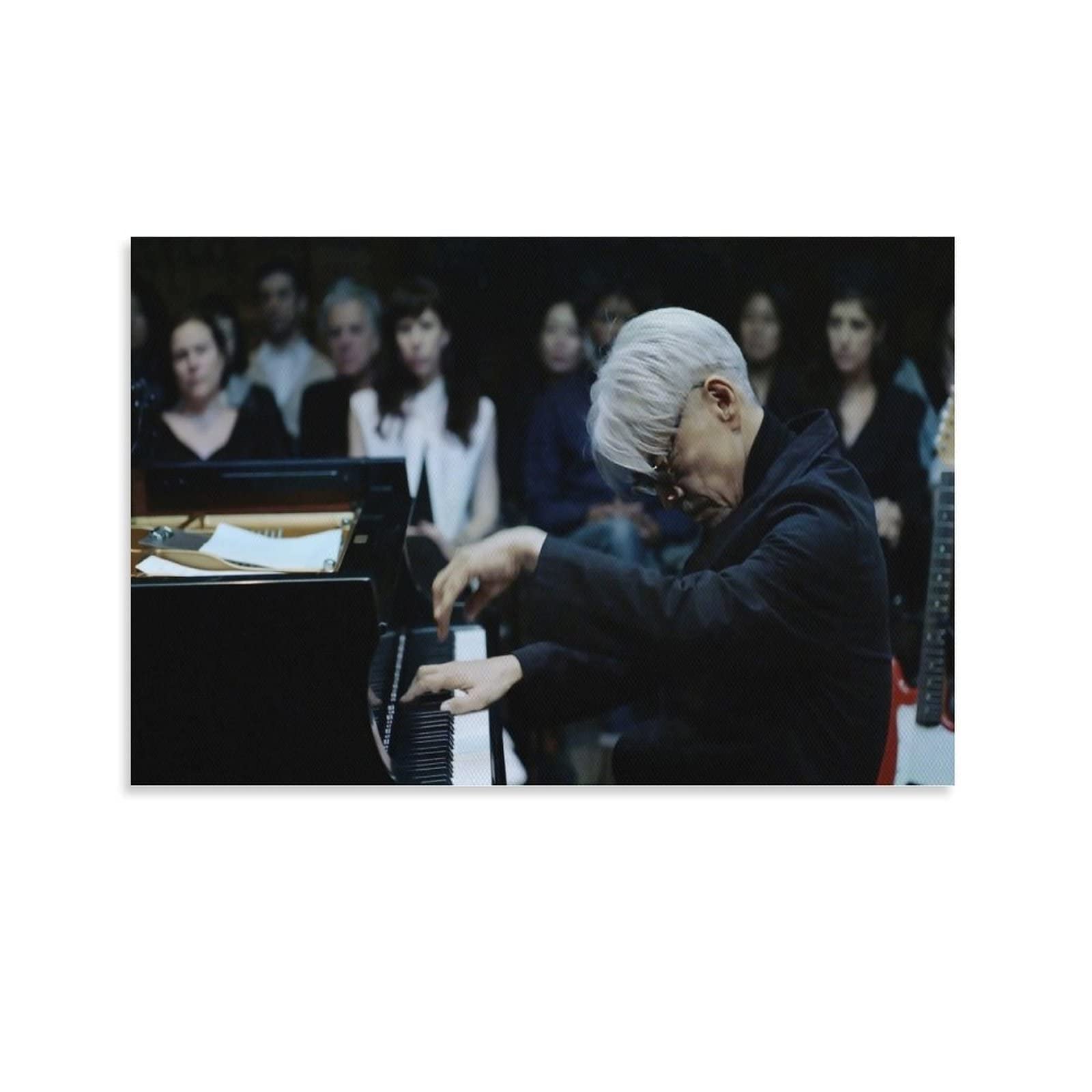 坂本龍一ポスター　フレーム入り 41LI4Jme6RL.jpg_BO30,255,255,